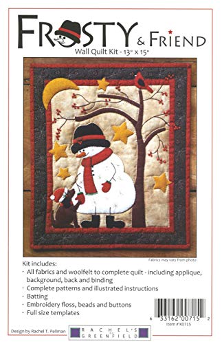 Rachel's Of Greenfield Frosty & Friend Wall Quilt, Varies Rachel's Of Greenfield