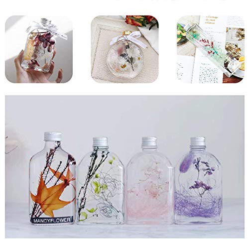 4 Packs Real Natural Dried Flowers for Making Mobile Phone Case Candle Handmade Crafts Epoxy Resin Pendant Necklace Jewelry DIY Accessories,Mixed QUALLON