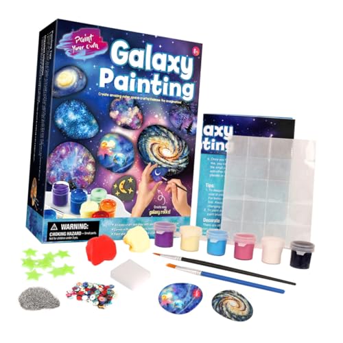 KONTONTY 1 Set Stone Painting Puzzle Toy DIY Painting Stones Smooth Bundle River Stones Rock Art kit Kids Toys Kids Suit Kids Painting Kit Painting KONTONTY