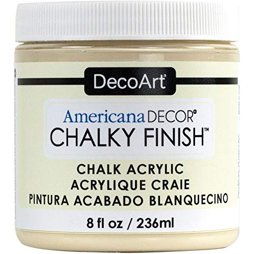 DecoArt ADC-03 Americana Chalky Finish Paint, 8-Ounce, Whisper DecoArt