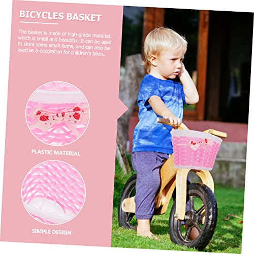BESPORTBLE 4PCS Kid Scooter Girls Suit Kid Bike Basket Kids'+Bicycles Basket for Kids Bike Bike Basket Bike Tassels Bike Ring Horn Kids Bicycle BESPORTBLE