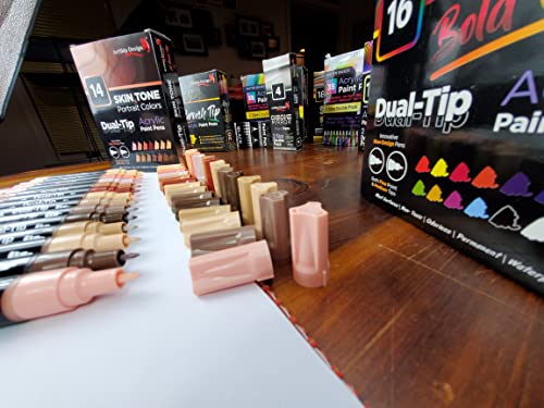 ArtShip Design Acrylic Paint Pens Double Pack (Skin Tone) ArtShip Design