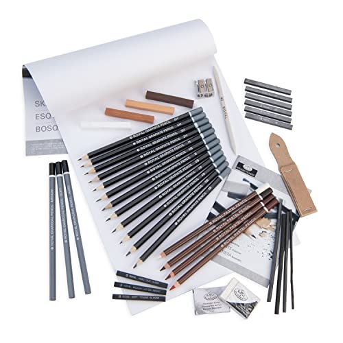 Royal & Langnickel Essentials ClearView Sketching Art Set, 44pc Royal & Langnickel