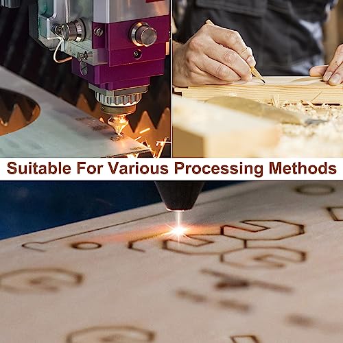 Frylr Walnut Plywood 8pcs - 12"x12"x1/8" A/A Grade Walnut Plywood Wood Sheets - 3MM Thickness Unfinished Wood for Crafts, Laser Cutting and Frylr