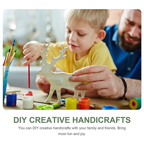 COHEALI 10 pcs Board Wood Rectangles for Crafts Unfinished DIY Wood Planks Craft Wood Planks Grilling Fish Plank Sign Making kit Wood Crafts COHEALI