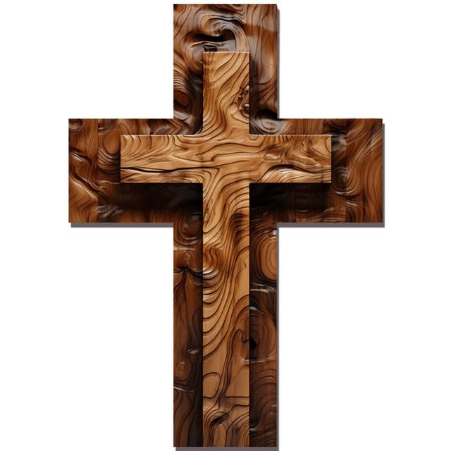 Wooden Cross Unfinished Wood Crosses Tabletop Cross Sign Wood Wall Hanging Cross Rustic Cross Wall Decor Lefangovs