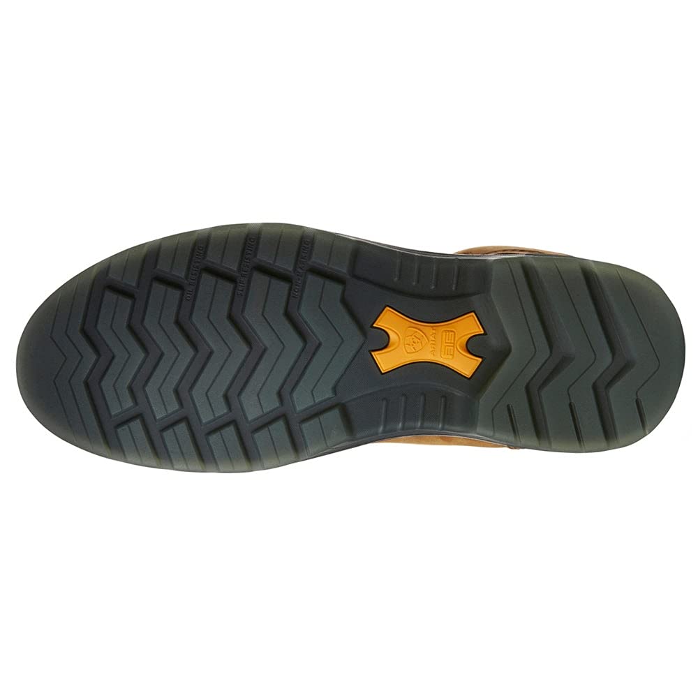 Ariat Mens Turbo 8" Waterproof Carbon Toe Work Boot Aged Bark 10.5 ARIAT