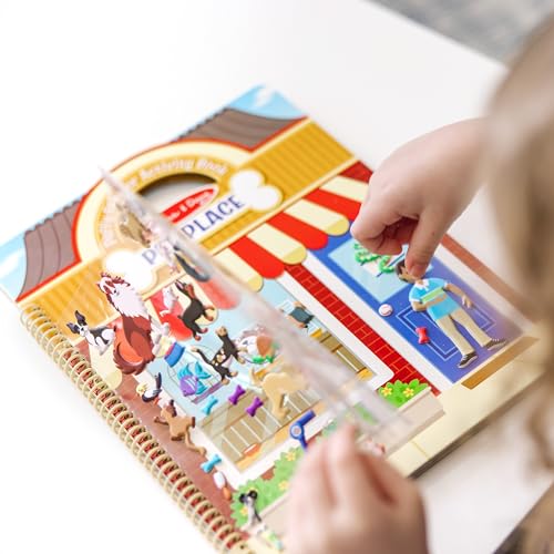 Melissa & Doug Pet Shop Puffy Sticker Set With 115 Reusable Stickers - Kids Arts And Crafts Activity, Restickable Stickers For Kids Ages 4+, Melissa & Doug