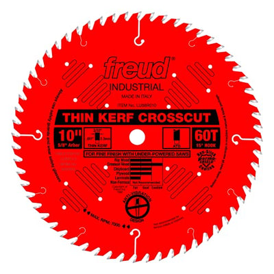Freud LU88R010: 10" Thin Kerf Fine Finish Crosscut Blade