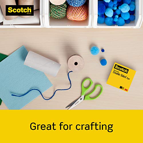 Scotch Double Sided Tape, 0.50 in. x 900 in., 1 Roll Scotch