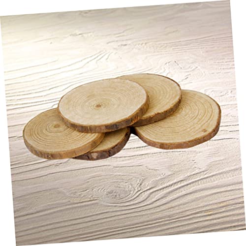 20pcs Mini Log Slices Wood Slab for Crafts Unfinished Wood Slices Small Wood Slice Birch Wood Slices Unfinished Wood Crafts Wood Slices Circles Bulk SEWOART