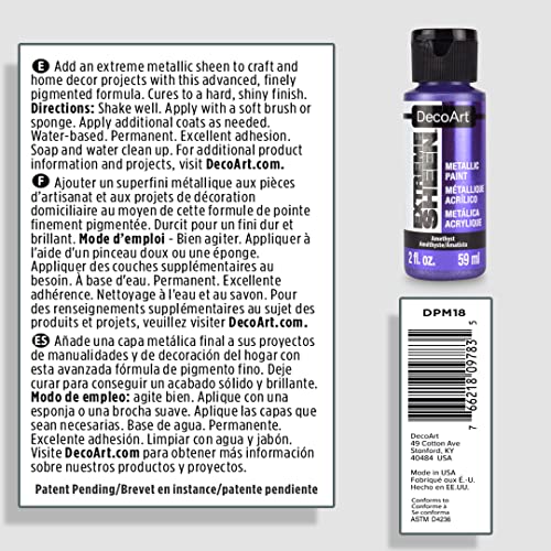 DecoArt 2 Ounce, Amethyst Extreme Sheen Paint DecoArt