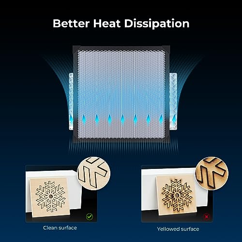 Creality Honeycomb Working Table 500 * 500mm, Laser Honeycomb Bed for Laser Engraver, Aluminum Honeycomb Cutting Table for Fast Heat Dissipation and Creality