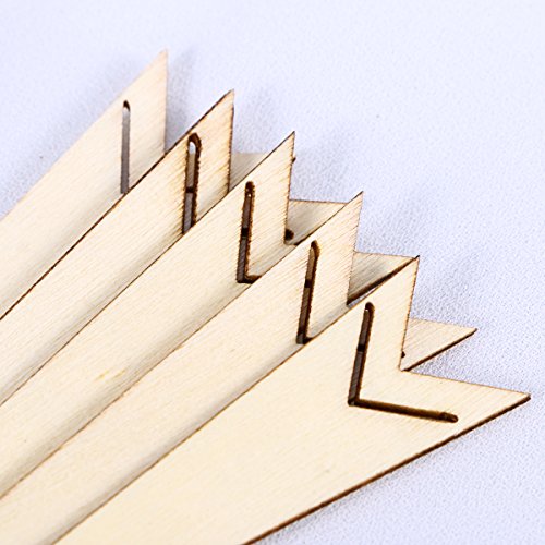 SUPVOX 20pcs Unfinished Wood Cutout Wooden Arrow Shape Natural Wood Pieces for DIY Arts Crafts Projects (Love Heart Arrow) SUPVOX