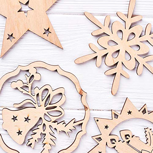 50 Pieces 6x6 Inch Wood Squares Unfinished Basswood Plywood Wooden Sheets 1/8 inch Thick Blank Wood Squares for Crafts Painting Scrabble Tiles Mini ZOEYES