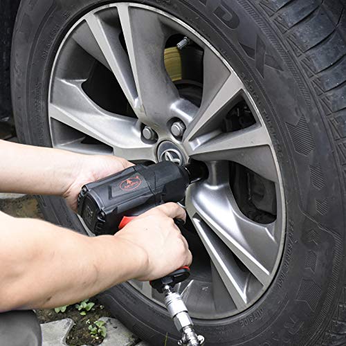 AEROPRO TOOLS 1/2-Inch Composite Air Impact Wrench(A301), Twin Hammer, 1200FT-LBS Max Loosening Torque, 7000RPM, Heavy Duty Pneumatic Impact Gun, for AEROPRO TOOLS INC