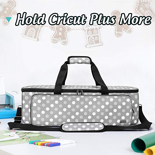 LUXJA Carrying Bag Compatible with Cricut Die-Cutting Machine and Supplies, Tote Bag Compatible with Cricut Explore Air (Air2) and Maker (Bag Only, LUXJA