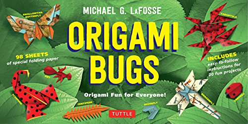 Origami Bugs Kit: Origami Fun for Everyone!: Kit with 2 Origami Books, 20 Fun Projects and 98 Origami Papers: Great for Both Kids and Adults Tuttle Publishing
