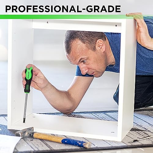 SWANLAKE 86PCS Magnetic Screwdriver Set,Includes Slotted/Phillips/Torx Mini Precision Screwdriver, Replaceable Screwdriver Bits and nut drivers With SWANLAKE GARDEN TOOLS