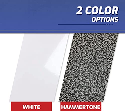 SafeRacks 4x8 Overhead Garage Storage Rack Heavy Duty - White (18"-33") - Holds 600 lb SafeRacks