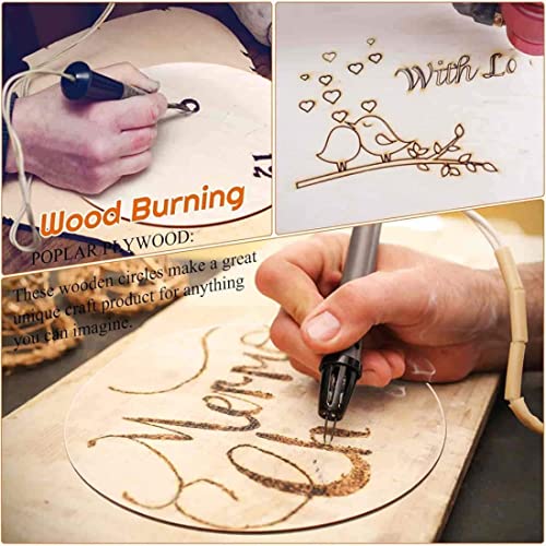 Wood Ovals for Crafts, 10 Pcs Unfinished Wood Oval,Natural Oval Wood Slices Crafts, Wooden Oval Cutout,Painting and Wedding Decorations (250x150x2mm) SPKESE