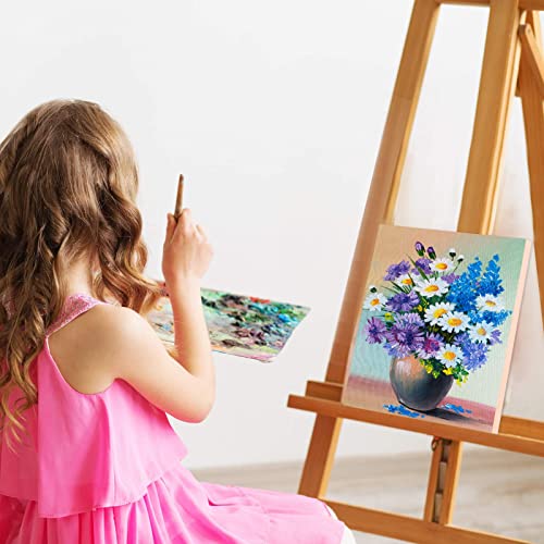 ADXCO 8 Pack Wood Panels 8 x 8 Inch Unfinished Wood Canvas Wooden Panel Boards for Painting, Pouring, Arts Use with Oils, Acrylics ADXCO