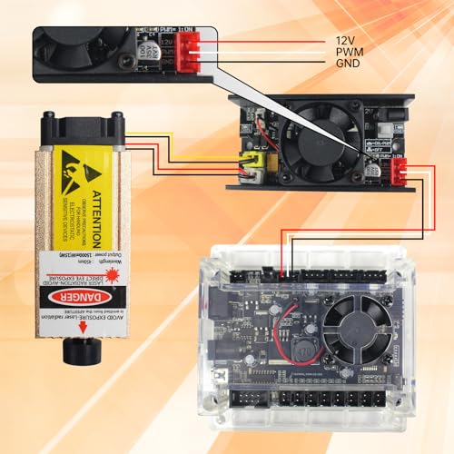CNCTOPBAOS 3018 Pro CNC Router Kit,15000mW 15W Module,Offline GRBL Controller Limit Switches E-Stop,2 in 1 DIY Mini 3 Axis Desktop Acrylic PVC PCB CNCTOPBAOS