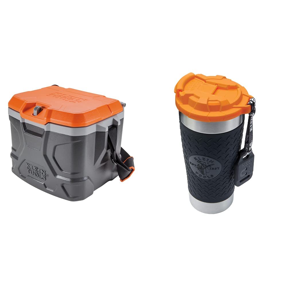 Klein Tools Work Cooler (17-Quart) and Tumbler (20 oz.) Klein Tools