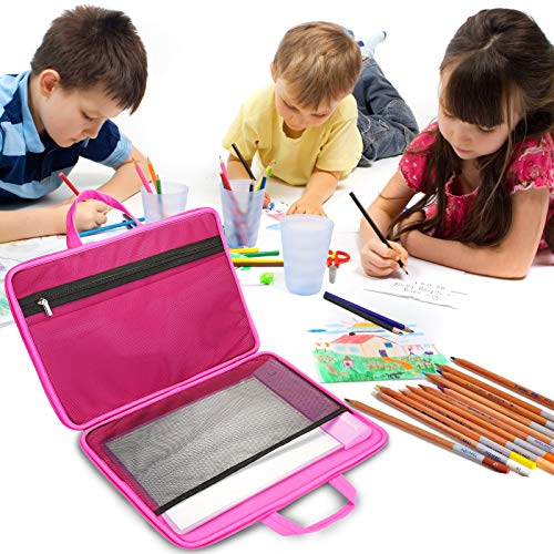 Protective Case for A4 Light Box,IMAGE Carrying Bag Travel Storage Case Pouch Cover with Pockets, for A4 Tracing LED Light Pad Coloring Board & IMAGE