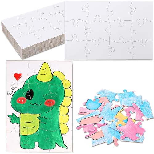 Blank Puzzle 8 Pack Blank Puzzles to Draw On Blank Puzzle Pieces