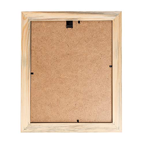 Rustic Wooden Poster Picture Frame 12x16 - Natural Solid Eco Distressed Wood for Wall Mounting Barnwood Photo Frame WOOD SIDE ORBIS