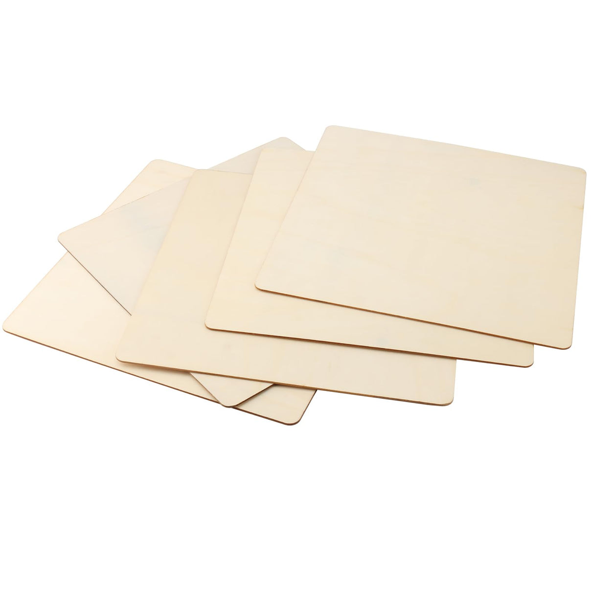 HOIGON 20 PCS Square Unfinished Wood Pieces, 10 x 10 Inch Blank Basswood Wooden Sheets Wooden Cutout for Crafts, DIY, Painting HOIGON