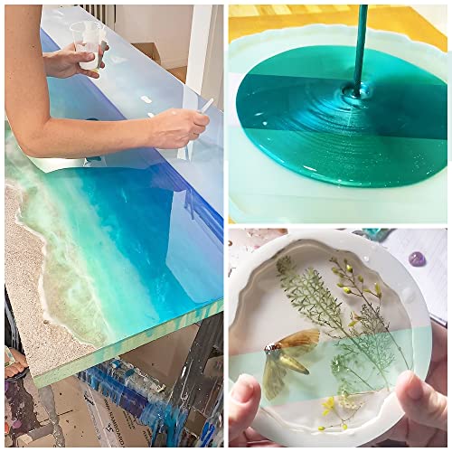 HKACSTHI 2 Rolls 216 Feet Resin Tape for Epoxy Resin Molding Silicone Epoxy Resin Tape UV Tape Epoxy Release Tape for Pouring Thermal Tape High HKACSTHI