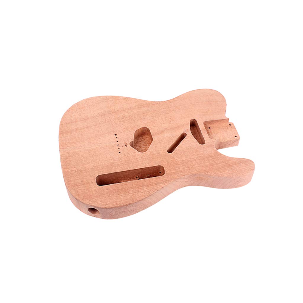 Ogdni Unfinished Guitar Body Mahogany Wood Electric Guitar Replacement DIY Guitar TL Style Ogdni