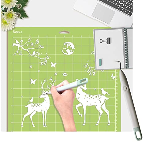 Corey-z Craft Vinyl Weeding Tools Set Precision Carving Hobby Knife Pen Coming With Additional Blades and Weeder Removal Tool for Cricut Basic corey-z