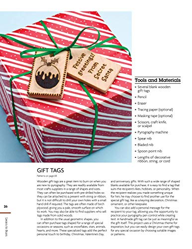 Learn to Burn: A Step-by-Step Guide to Getting Started in Pyrography (Fox Chapel Publishing) Easily Create Beautiful Art & Gifts with 14 Step-by-Step Design Originals