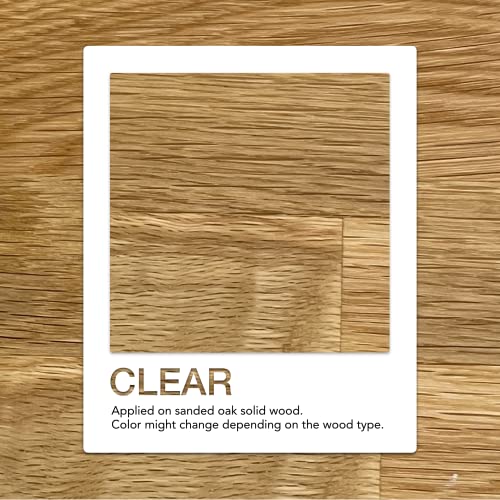 Natura Onecoat, 2 Component Wood Stain Oil, 360 mL (12.17 fl oz), Easy to Apply, Very Low Odor, Interior Furniture & Surfaces, Dries Fast, Natura Onecoat