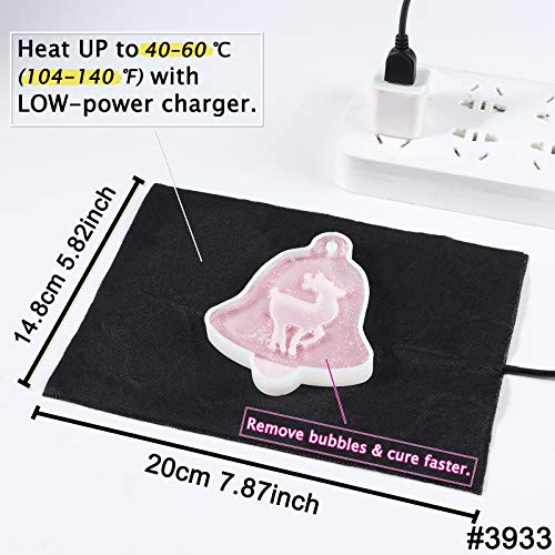 Resin Casting Tool Set of Epoxy Electric Mixer and Heater Bubble Buster Tool FUNSHOWCASE