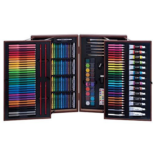 Art 101 Deluxe Art Set, Assorted Colors, 215 Pieces (53215) Art 101 USA