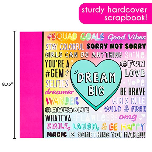 Just My Style Ultimate Scrapbook, Personalize and Decorate A 40-Page DIY Scrapbook, Great for Travel, Road Trips & On-The-Go, Memory Keeper Scrap Just My Style