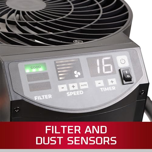 JET Mobile Air Filtration System, 1 Micron, 850 CFM, 1Ph 120V (AFS-850) Jet