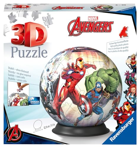 Ravensburger Marvel Avengers 3D Jigsaw Puzzle for Kids Age 6 Years Up - 72 Pieces - No Glue Required Ravensburger