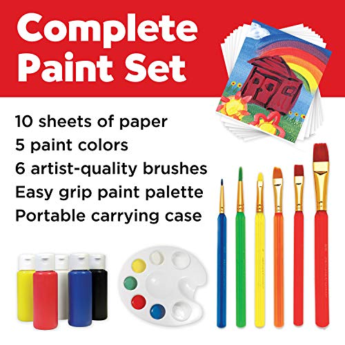 Faber-Castell Young Artist Learn to Paint Set - Washable Paint Set for Kids Faber-Castell