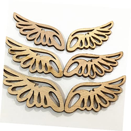 Abaodam 160 Pcs Unfinished Wooden Patches Round Wooden Discs DIY Unfinished Wood Unfinished Wood Patch Jewelry Mini Christmas Tree Topper Wooden Chip Abaodam