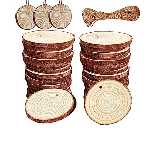 Natural Wood Slices Length 10-12 Inches and Width 3.5-4.3 Inches