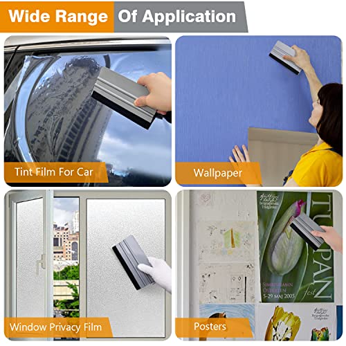 KESPEN Window Felt Squeegee, Vinyl Scraper for Window Privacy Film and Car Glass, Tint Squeegee Installation Tool Protection Scratches Film Soothing, KESPEN WINDOW FILMS