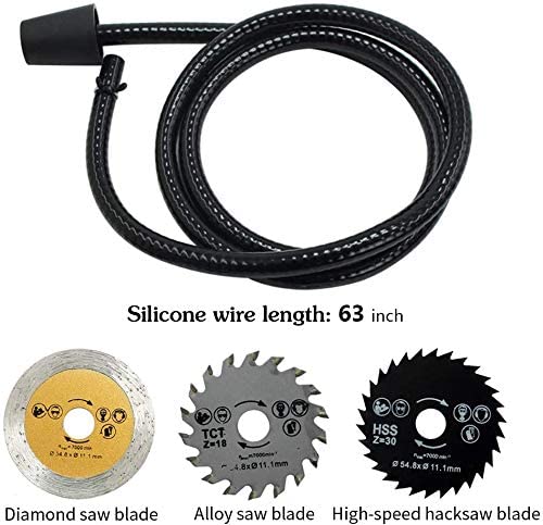 Multifunction Mini Circular Saw Machine Set, 400W High Powered Circular Saw Machine, Professional Compact Circular Saw with 3 Carbide Tipped Blade PureZoneA