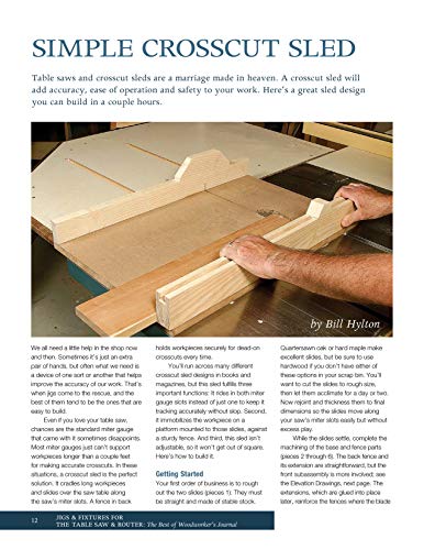 Jigs & Fixtures for the Table Saw & Router: Get the Most from Your Tools with Shop Projects from Woodworking's Top Experts (Fox Chapel Publishing) 26 Design Originals