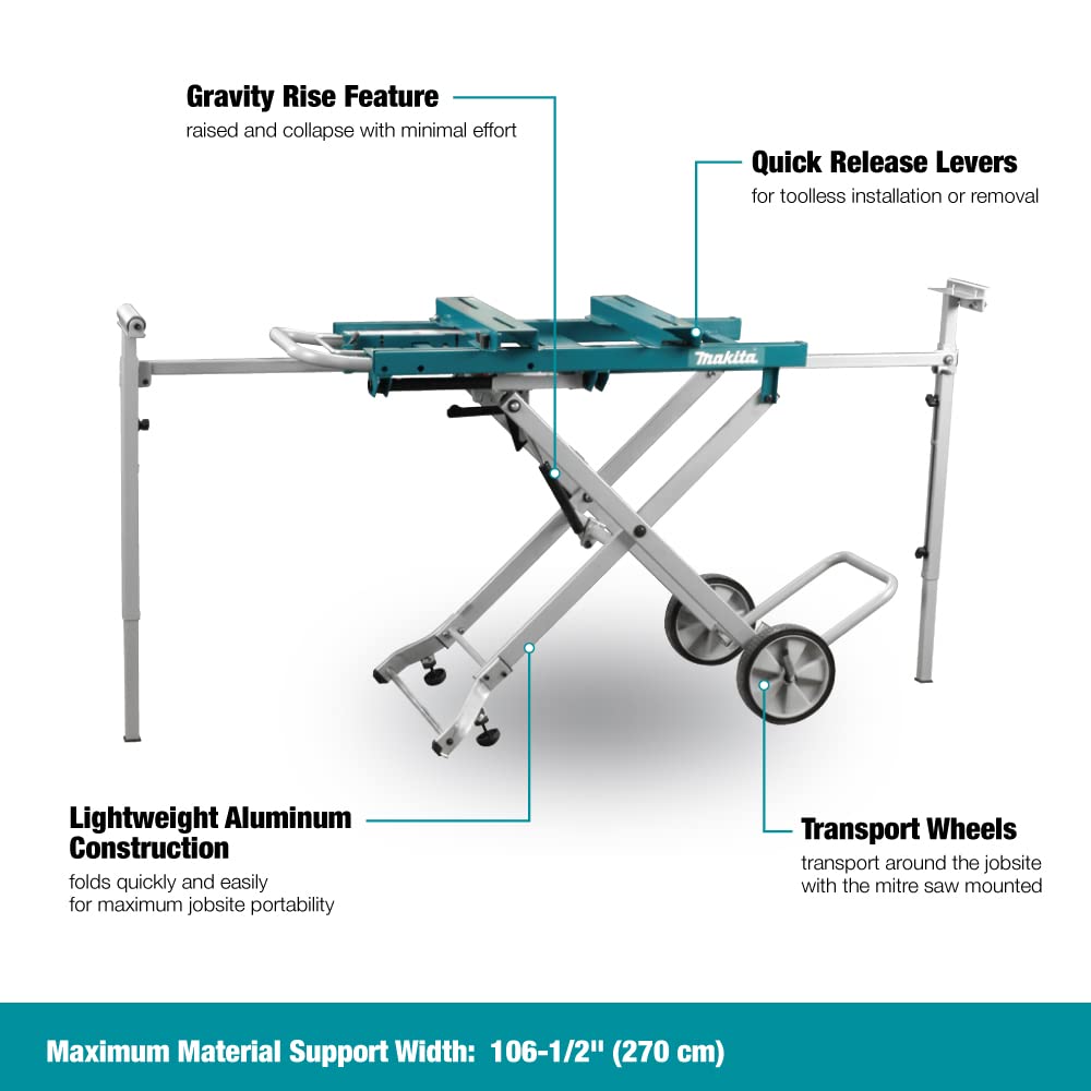 Makita WST05 Portable Rise Miter Saw Stand Makita
