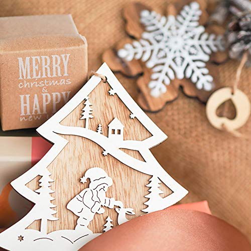 20 Pack 10 Inch Wood Circles for Crafts, CertBuy Unfinished Wood Rounds Wooden Cutouts for Door Hanger, Painting Crafts, Door Design, Wood Burning, CertBuy